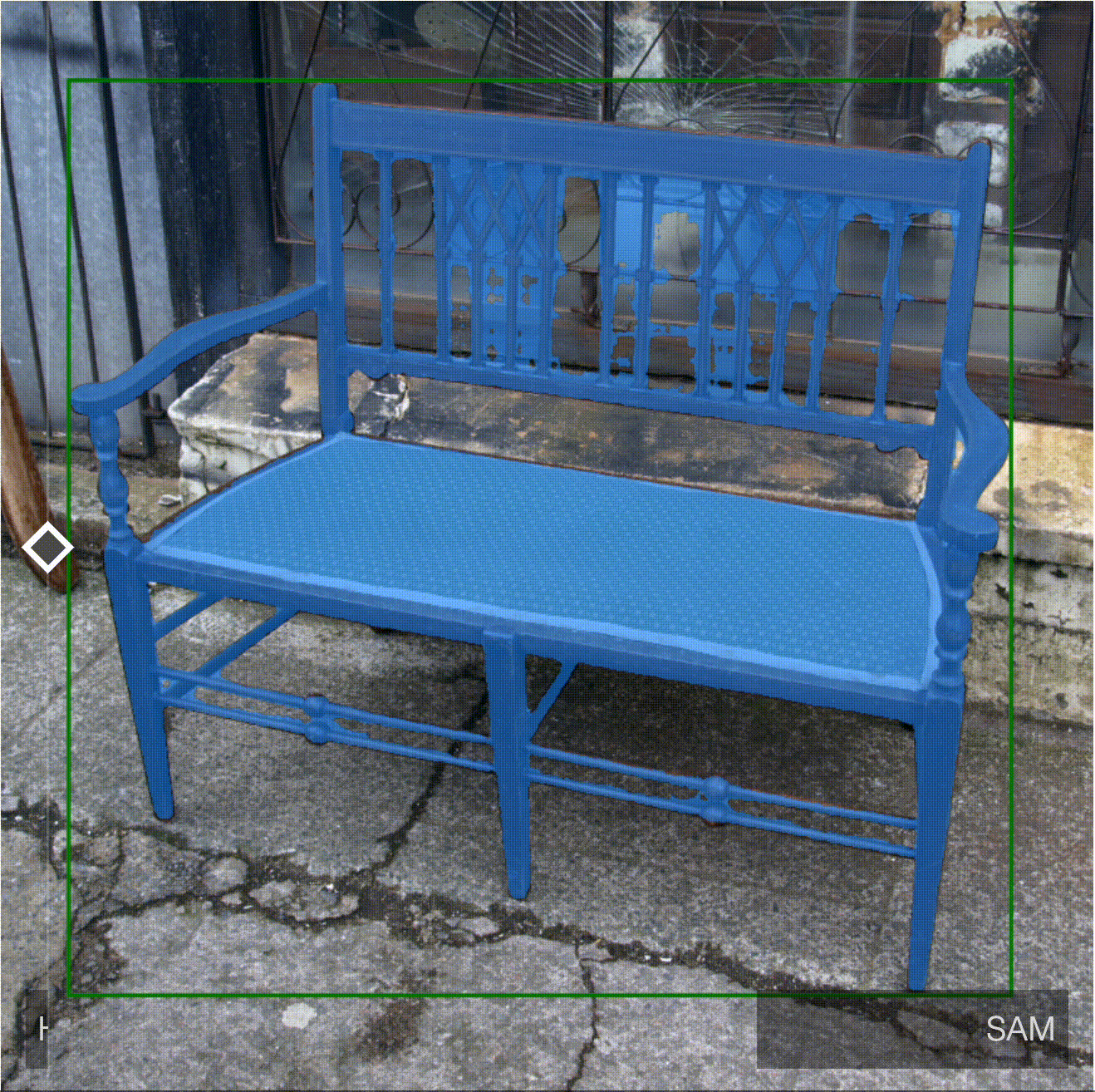 HQ-SAM segmentation example 2